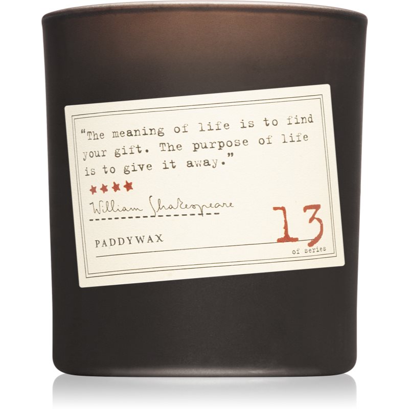 Paddywax Library William Shakespeare lumânare parfumată 184 g