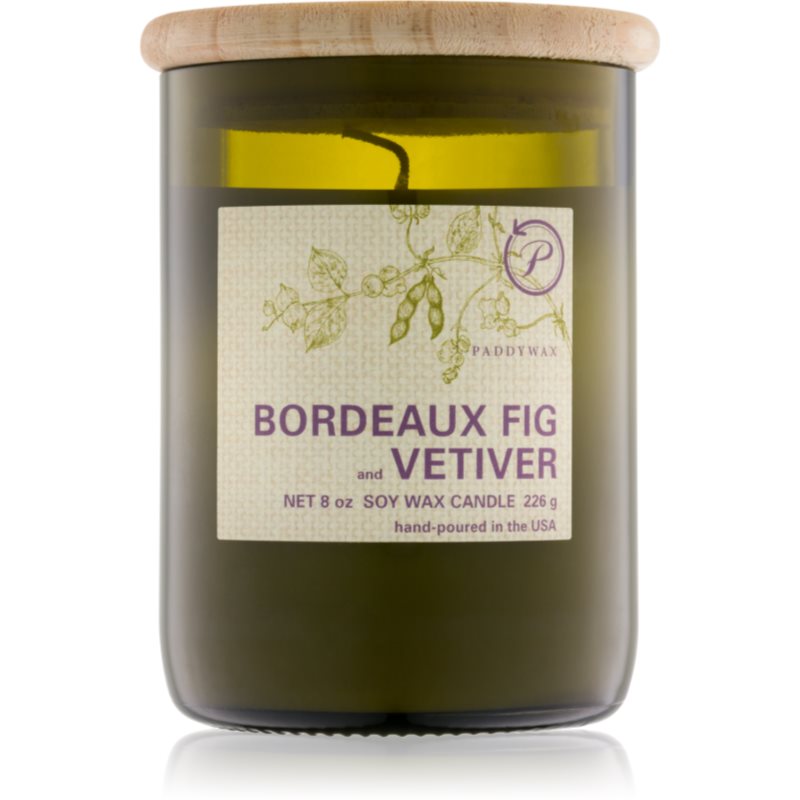 Paddywax Eco Green Bordeaux Fig & Vetiver lumânare parfumată 226 g