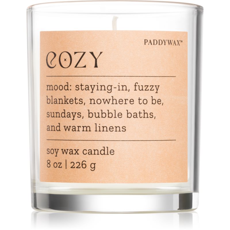 Paddywax Mood Cozy Cashmere & French Orris lumânare parfumată 226 g