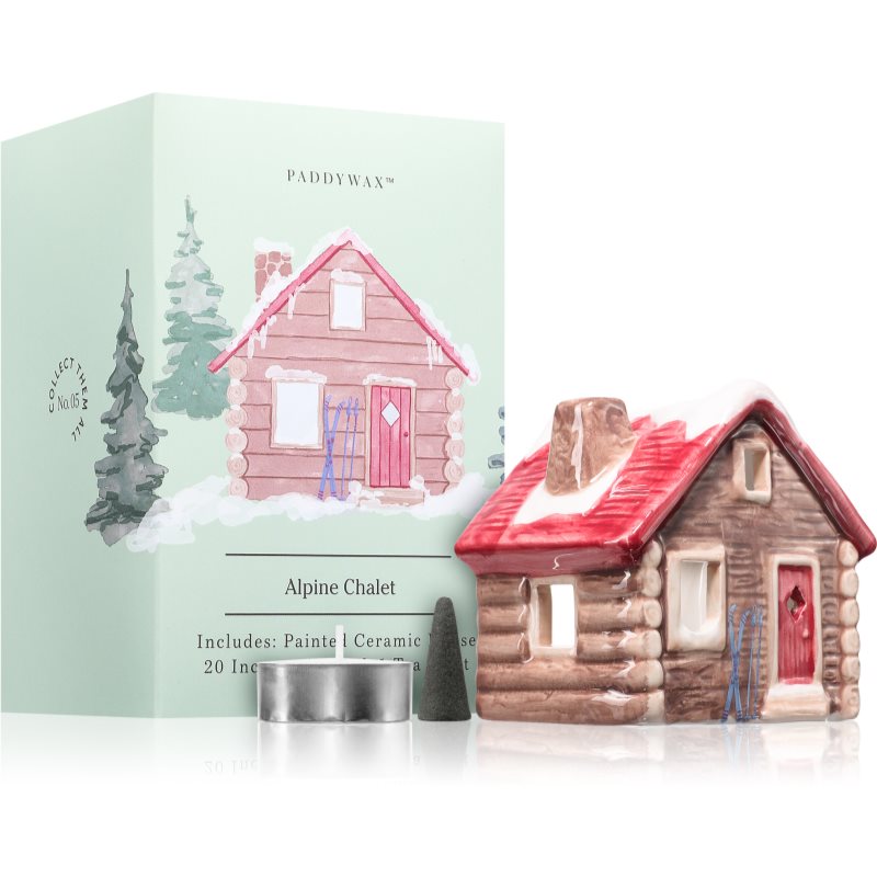Paddywax Ceramic Houses Alpine Chalet set cadou Paddywax Ceramic Houses Alpine Chalet set cadou