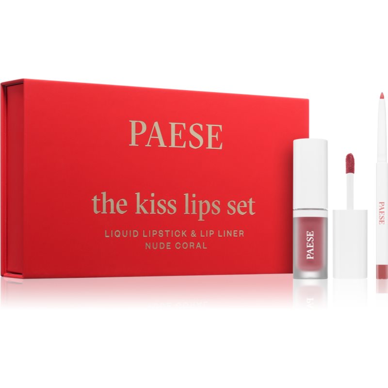 Paese The Kiss Lips Set Nude Coral set cadou culoare 02 nude coral