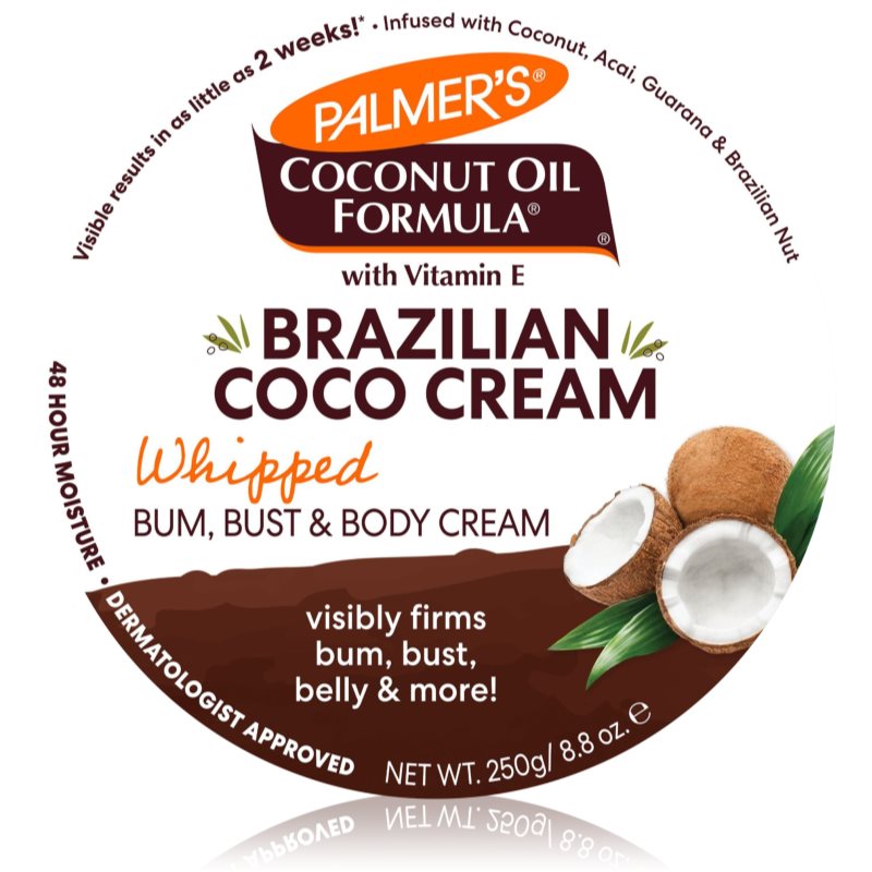 Palmer’s Coconut Oil Formula Brazilian Coco crema fermitate pentru zonele cu probleme 250 g