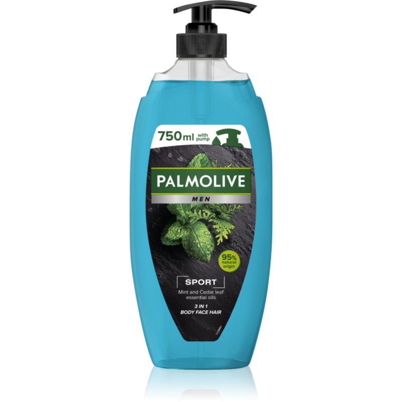 Palmolive Men Revitalising Sport Gel de duș pentru bărbați cu pompa 750 ml