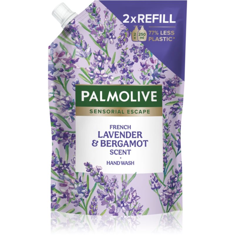 Palmolive Sensorial Escape French Lavender & Bergamot Săpun lichid pentru mâini rezervă 500 ml