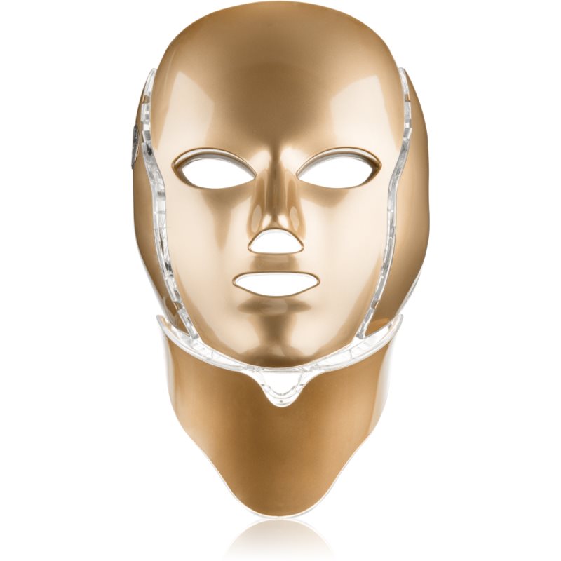 PALSAR7 LED Mask Face and Neck mască de tratament cu LED pentru față și gât Gold 1 buc
