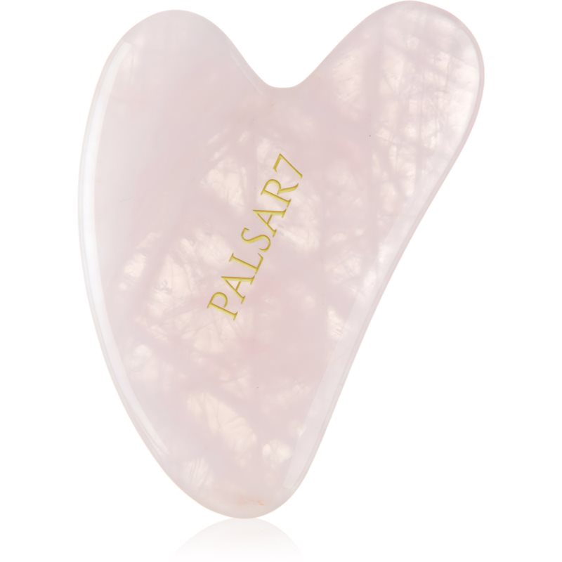 PALSAR7 Guasha Rose Quartz accesoriu de masaj Guasha, din cuarț roz 1 buc