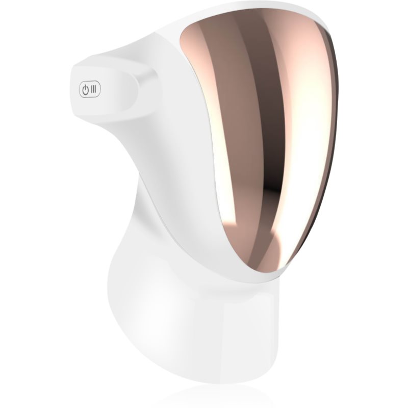 PALSAR7 Professional LED Mask White Gold mască de înfrumusețare cu LED pentru față și gât Cutie cadou 1 buc