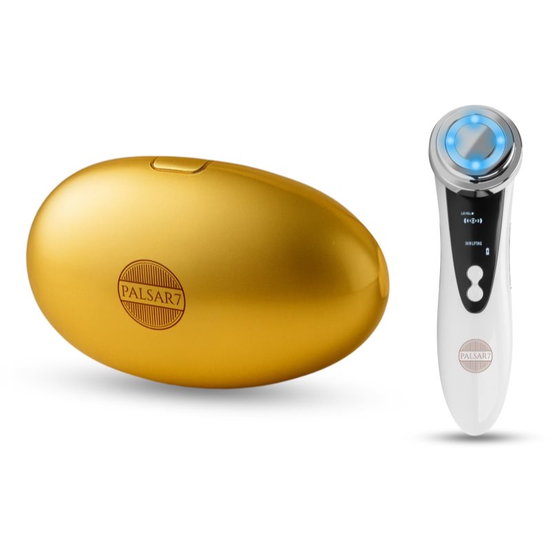 PALSAR7 Exclusive Set LED Lip Mask & Galvanic Iron set la un preț mai avantajos Gold