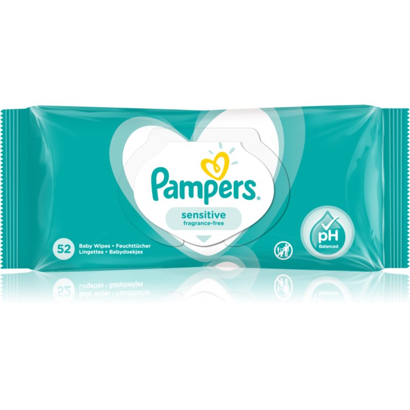 Pampers Sensitive servetele delicate pentru copii pentru piele sensibila 52 buc