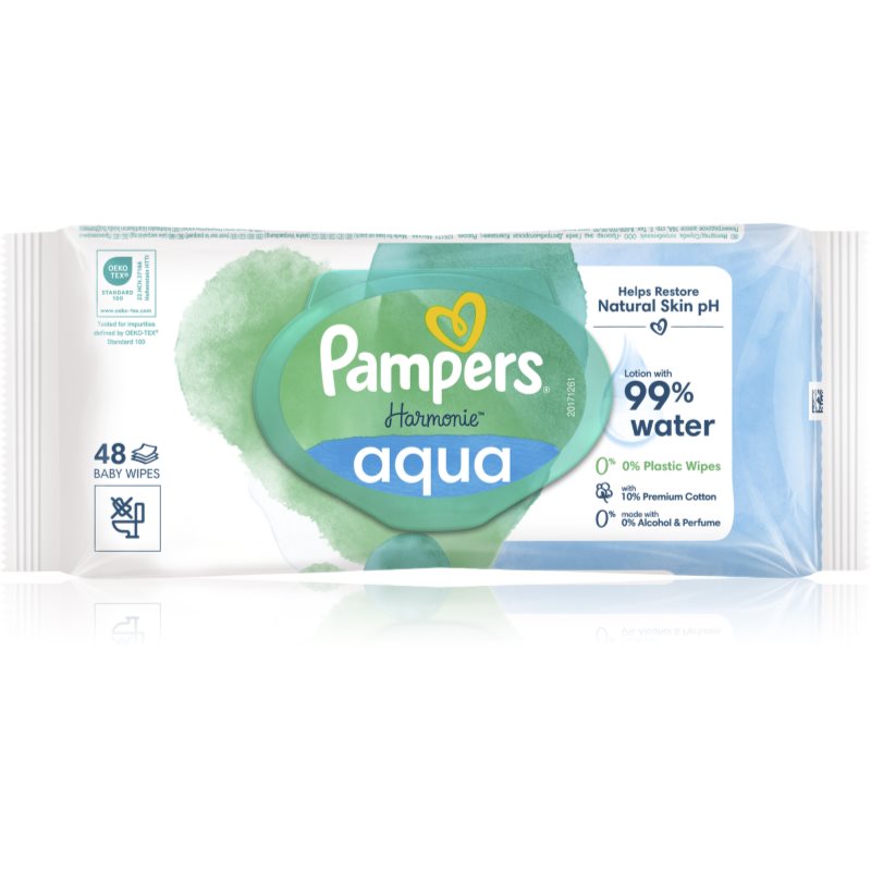 Pampers Harmonie Aqua Șervețele umede pentru copii 48 buc