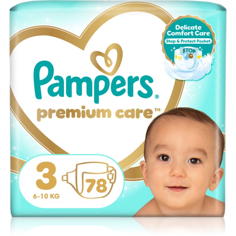Pampers Premium Care Size 3 scutece de unică folosință 6-10 kg 78 buc
