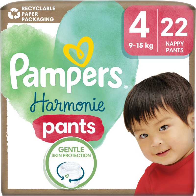 Pampers Harmonie Pants Size 4 scutece tip chiloțel 9-15 kg 22 buc