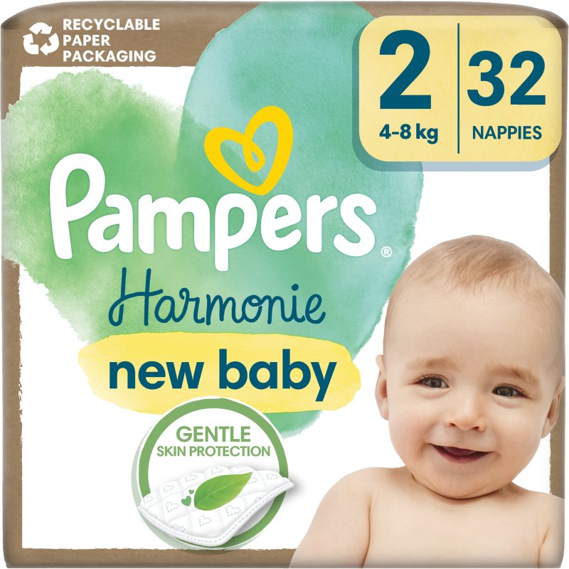 Pampers Harmonie Size 2 scutece de unică folosință 4-8 kg 32 buc