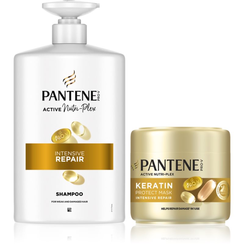 Pantene Pro-V Active Nutri Plex Intensive Repair ambalaj economic pentru păr uscat și deteriorat