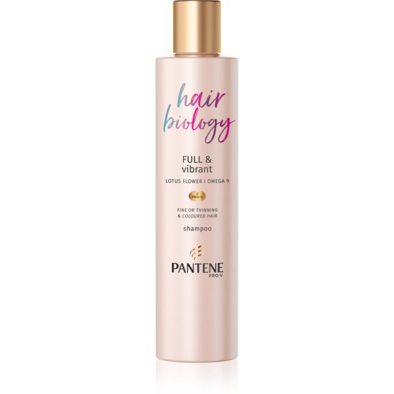 Pantene Hair Biology Full & Vibrant Sampon pentru curatare si hranire a parului pentru par slab 250 ml