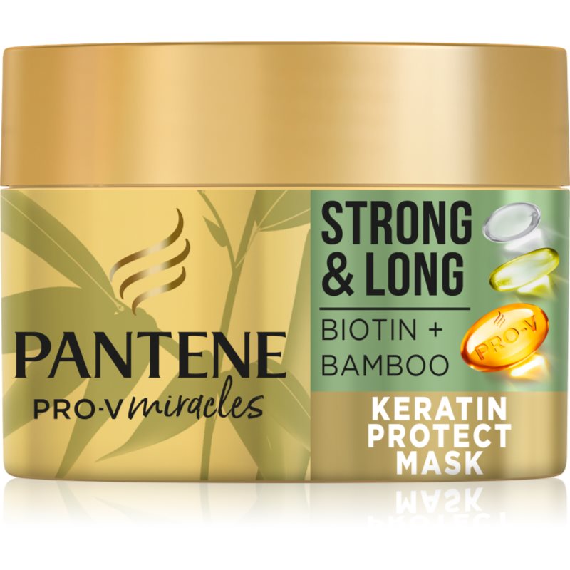 Pantene Pro-V Miracles Strong&Long masca regeneratoare impotriva caderii parului 160 ml