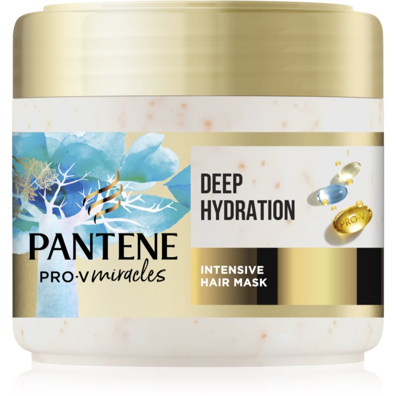 Pantene Pro-V Miracles Hydra Glow mască hrănitoare și intens hidratantă pentru păr uscat și deteriorat 300 ml