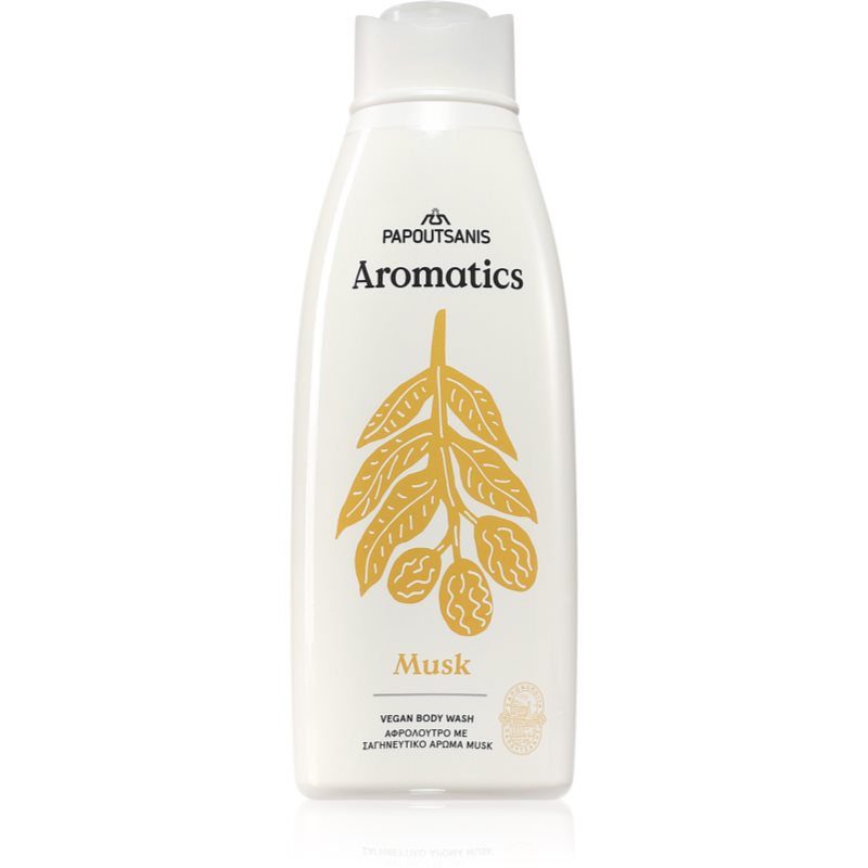 PAPOUTSANIS Aromatics Musk gel de duș pentru corp 650 ml