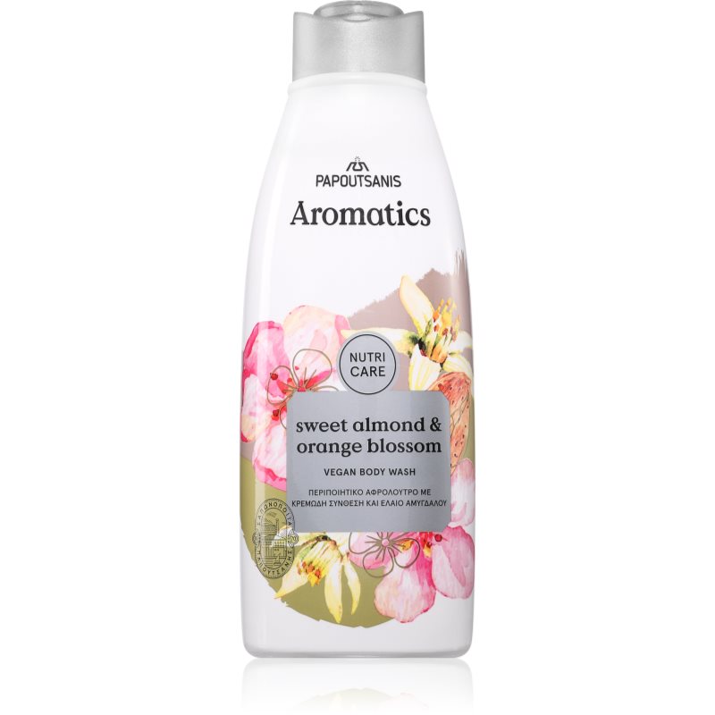 PAPOUTSANIS Aromatics Sweet Almond gel de duș 600 ml