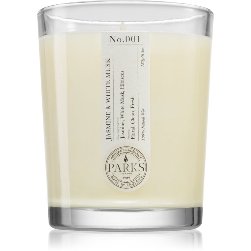 Parks London Home Jasmine & White Musk lumânare parfumată