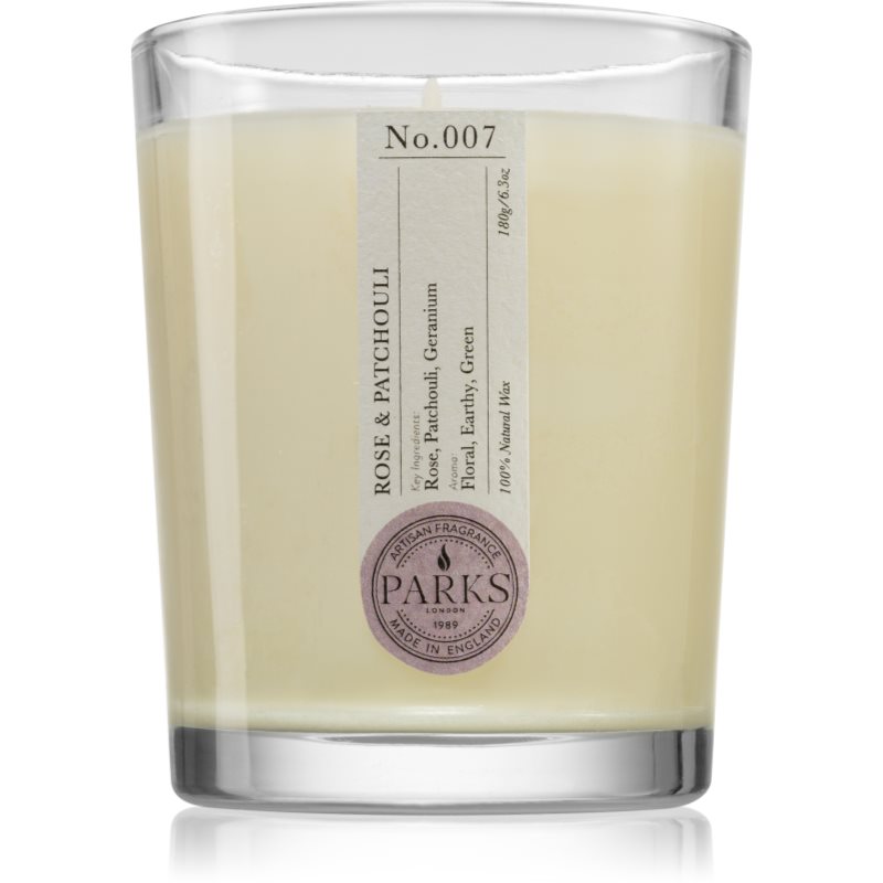 Parks London Home Rose & Patchouli lumânare parfumată
