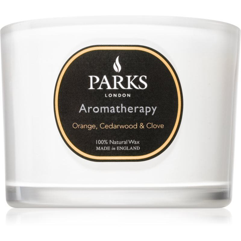 Parks London Aromatherapy Orange, Cedarwood & Clove lumânare parfumată 80 g