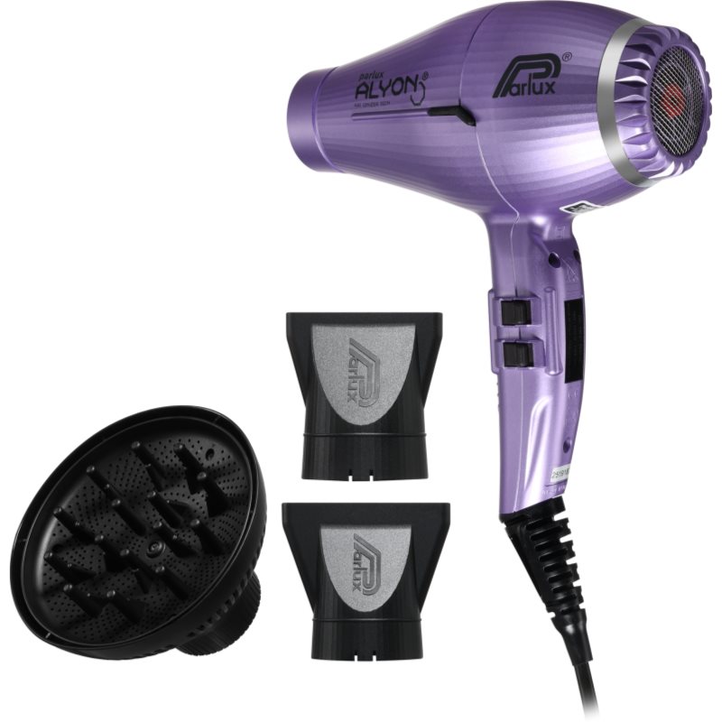 Parlux Alyon Air Ionizer Tech Lilac Edition uscător de păr profesional, cu ionizator + difuzor 1 buc