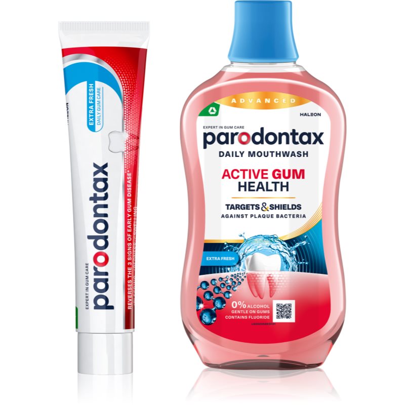 Parodontax Extra Fresh & Active Gum Health set pentru dinti