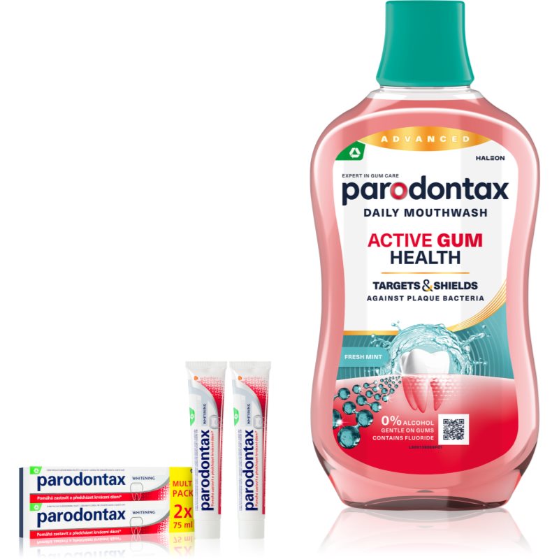 Parodontax Whitening & Acive Gum Health set pentru dinti