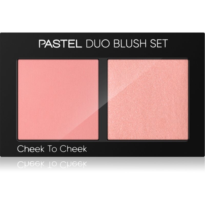 Pastel Profashion Duo Blush Set Cheek To Cheek paleta fard de obraz culoare 10 Hot Pink 2x4.3 g
