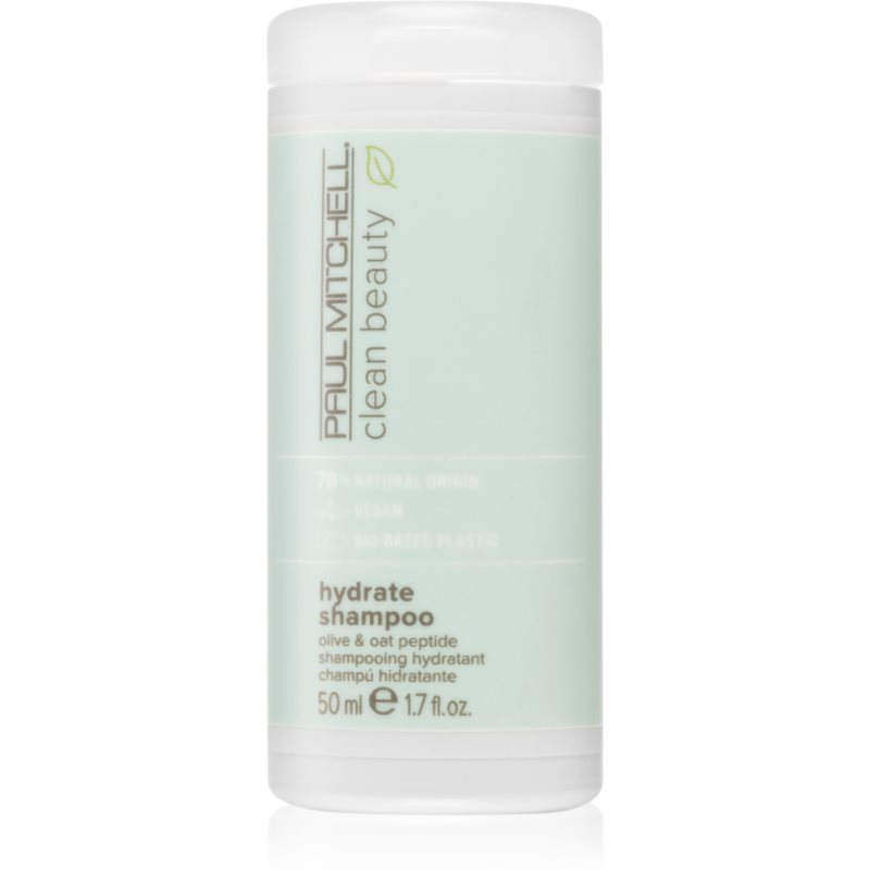 Paul Mitchell Clean Beauty Hydrate sampon hidratant pentru par uscat 50 ml