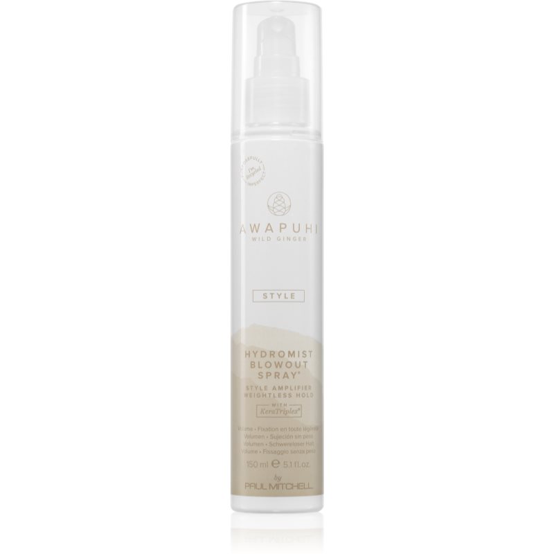 Paul Mitchell Awapuhi Wild Ginger HydroMist Blowout Spray spray pentru fixare pentru un volum perfect 150 ml