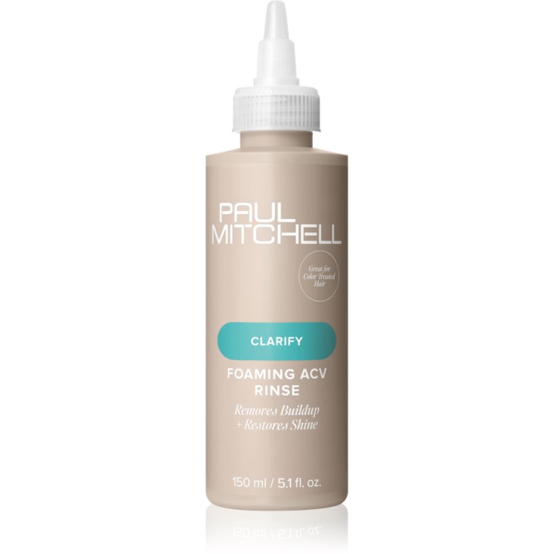 Paul Mitchell Clarify Foaming ACV Rince gel exfoliant delicat pentru păr 150 ml
