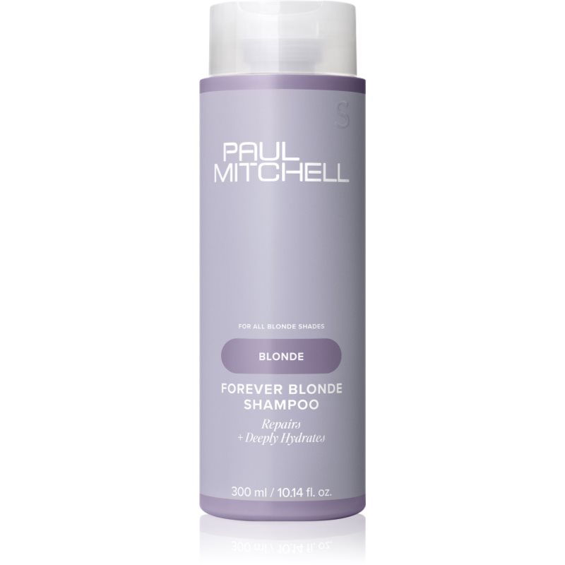 Paul Mitchell Blonde Forever Blonde Shampoo sampon violet pentru păr în nuanțe reci de blond, decolorat sau șuvițat 300 ml