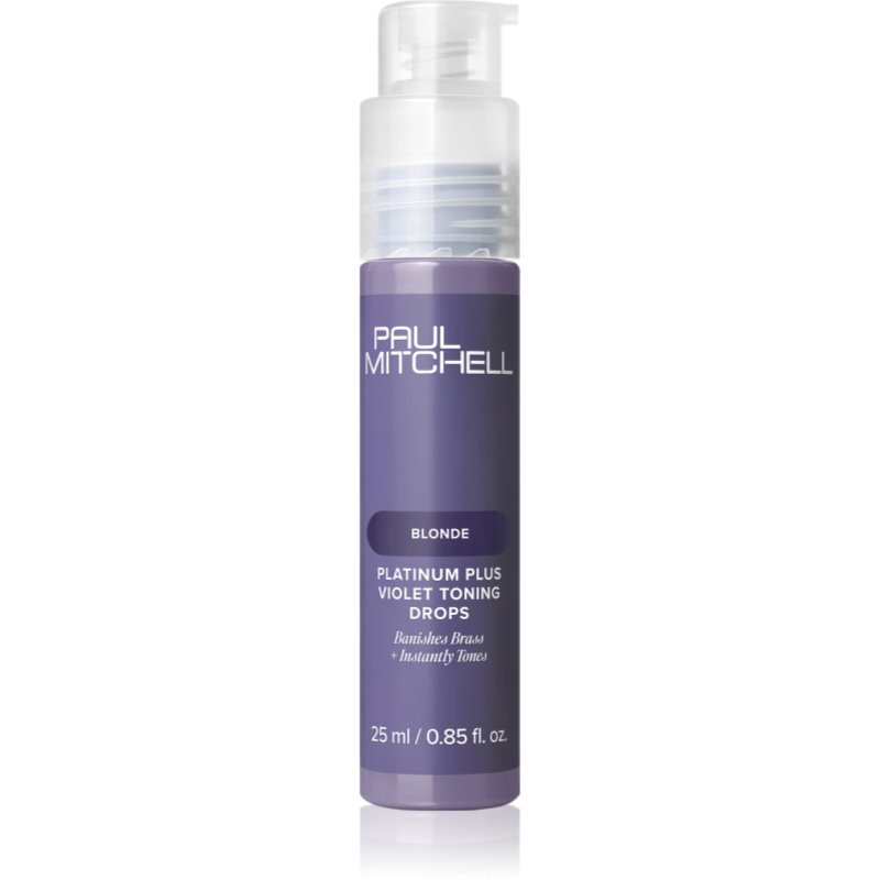 Paul Mitchell Platinum Plus Violet Toning Drops picături neutralizeaza tonurile de galben 25 ml