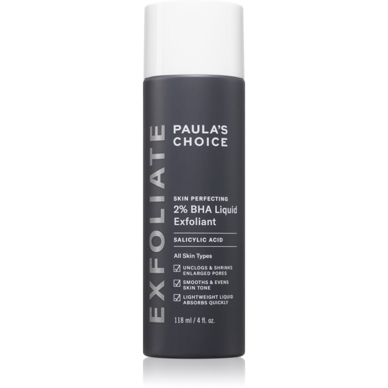 Paula's Choice Skin Perfecting 2% BHA Liquid Exfoliant tonic exfoliant delicat 118 ml