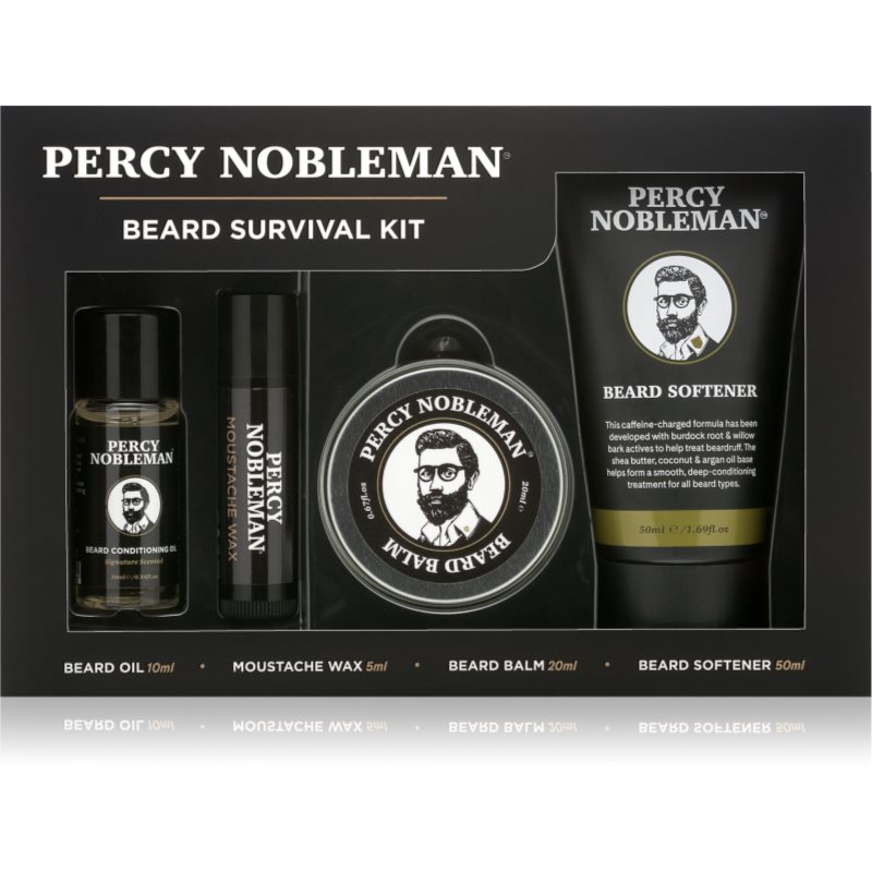 Percy Nobleman Beard Survival Kit set pentru barbă