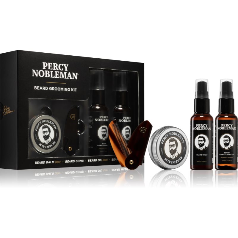 Percy Nobleman Beard Grooming Kit set cadou pentru barbă