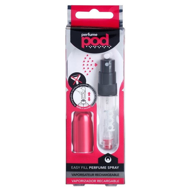 Perfumepod Pure sticluță reîncărcabilă cu atomizor unisex Red 5 ml