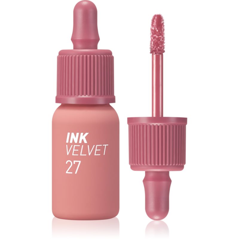 peripera Ink Velvet ruj de buze catifelant culoare 27 Strawberry Nude 4 g