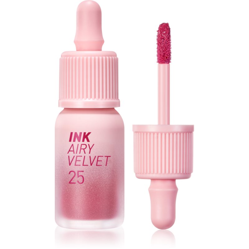 peripera Ink Airy Velvet ruj crema cu efect matifiant culoare 25 Zazzy Peach 4 g