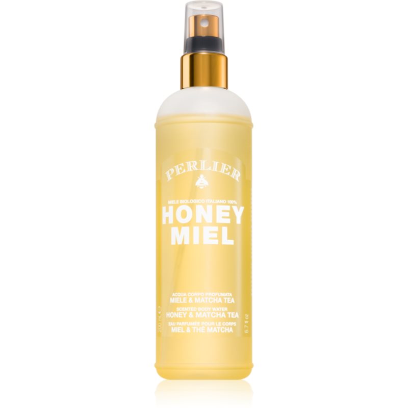 Perlier Honey Miel Honey & Matcha Tea spray de corp parfumat pentru femei 200 ml