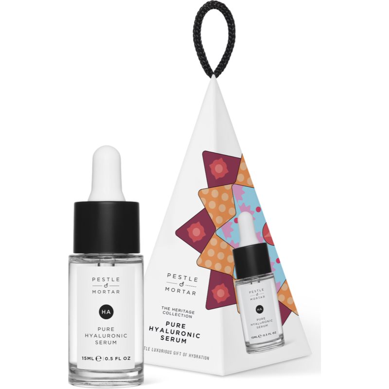 Pestle & Mortar The Heritage Collection Pure Hyaluronic ser hialuronic în ambalaj cadou 15 ml