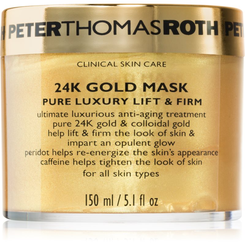 Peter Thomas Roth 24K Gold Mask masca faciala de lux pentru fermitate cu efect lifting 150 ml