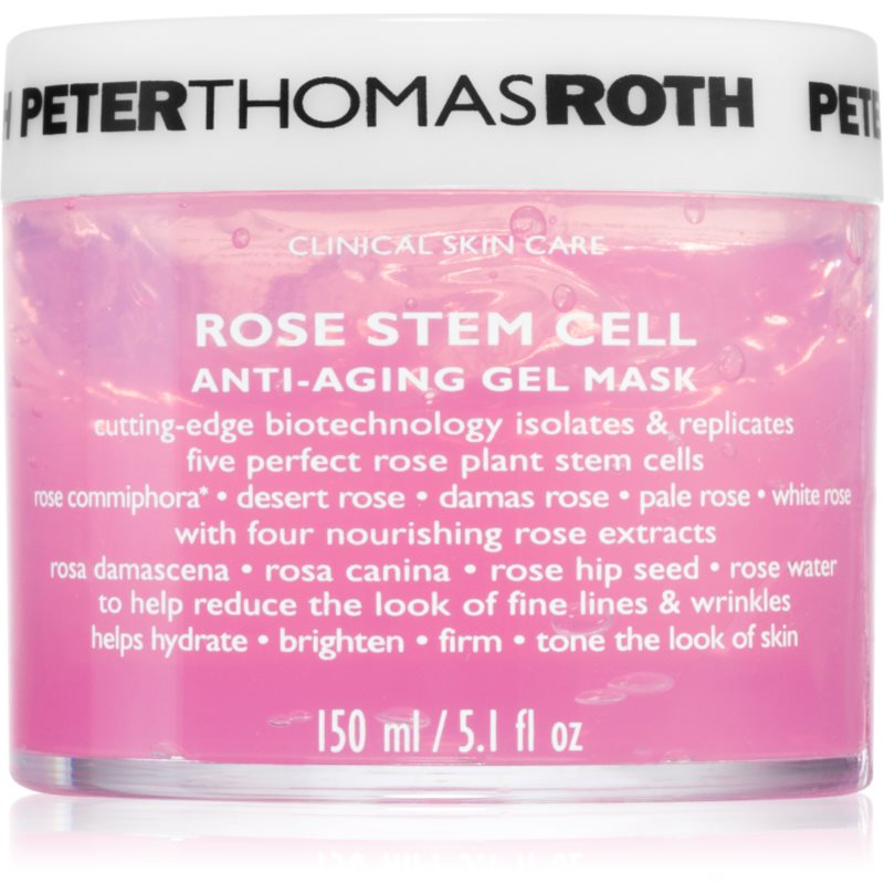Peter Thomas Roth Rose Stem Cell Anti-aging Gel Mask Masca Hidratanta Cu Textura De Gel 150 Ml