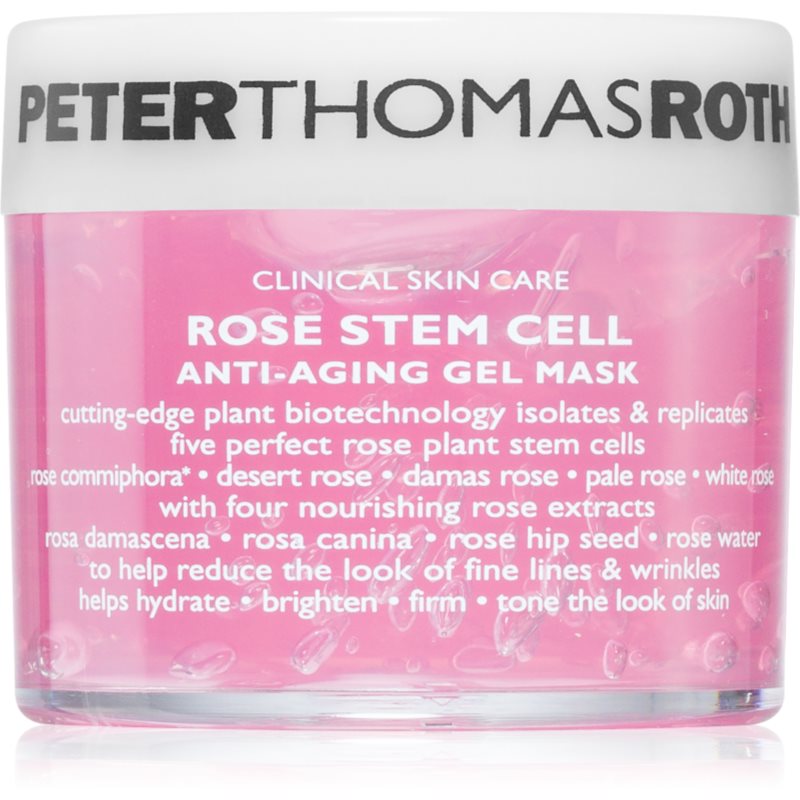 Peter Thomas Roth Rose Stem Cell Anti-Aging Gel Mask masca hidratanta cu textura de gel 50 ml