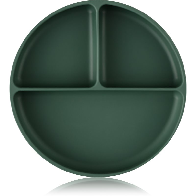 Petite&Mars Take&Match 6m+ farfurie compartimentată rotund Misty Green 1 buc Petite&Mars Take&Match 6m+ farfurie compartimentată rotund Misty Green 1 buc