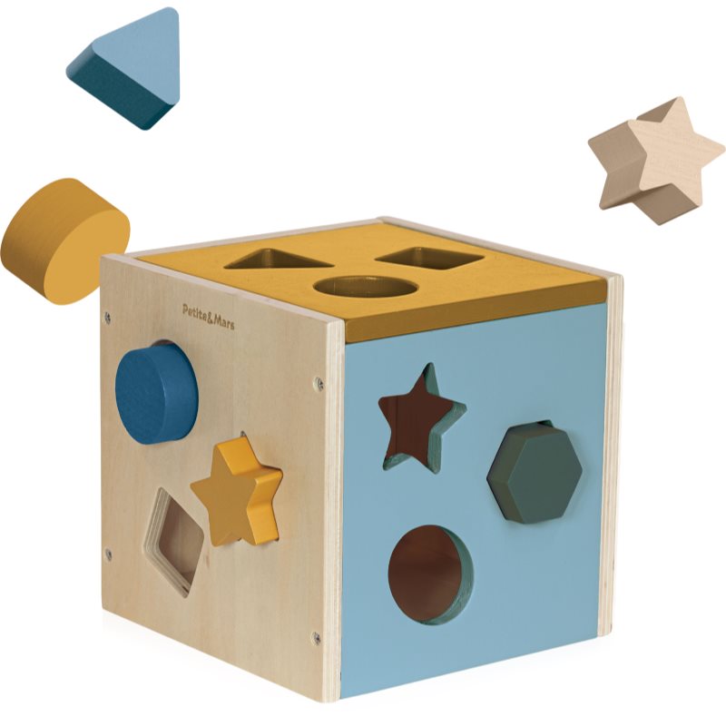 Petite&Mars Wood of Mars Gravity jucărie interactivă cu piese care se pot insera din lemn 12m+ Cosmic Blue 1 buc Petite&Mars Wood of Mars Gravity jucărie interactivă cu piese care se pot insera din lemn 12m+ Cosmic Blue 1 buc
