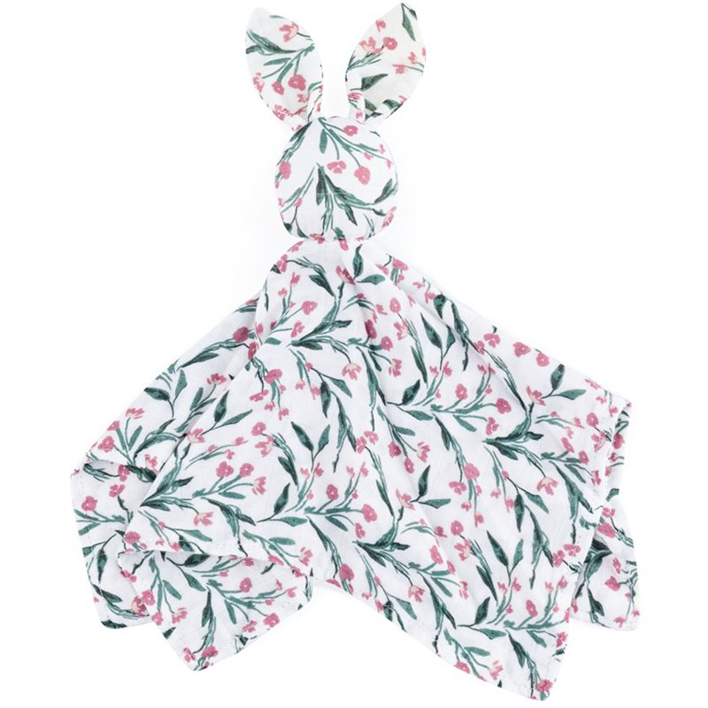 Petite&Mars Hugo Bamboo Comforter jucărie de adormit Pink Meadow 1 buc