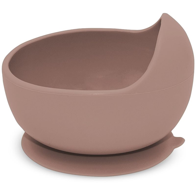 Petite&Mars Take&Match Silicone Bowl castron cu ventuză Velvet Latte 6m+ 1 buc